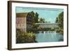 Covered Bridge, Bufordsville, Missouri-null-Framed Art Print