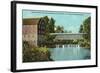 Covered Bridge, Bufordsville, Missouri-null-Framed Art Print