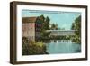 Covered Bridge, Bufordsville, Missouri-null-Framed Art Print