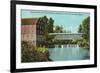 Covered Bridge, Bufordsville, Missouri-null-Framed Art Print