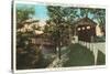 Covered Bridge, Coshocton, Ohio-null-Stretched Canvas