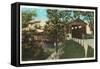 Covered Bridge, Coshocton, Ohio-null-Framed Stretched Canvas