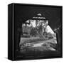 Covered Bridge Entrance Way-Bob Landry-Framed Stretched Canvas