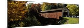 Covered Bridge in Forest, Mcgees Mill Covered Bridge, Mcgees Mills, Clearfield County, Pennsylvania-null-Mounted Photographic Print
