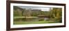 Covered Bridge in Golf Course, Jack O'Lantern Golf Course, Thornton, Grafton County, New Hampshire-null-Framed Photographic Print