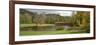 Covered Bridge in Golf Course, Jack O'Lantern Golf Course, Thornton, Grafton County, New Hampshire-null-Framed Photographic Print