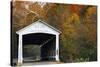 Covered bridge, Indiana, USA-Anna Miller-Stretched Canvas