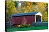 Covered bridge, Indiana, USA-Anna Miller-Stretched Canvas