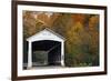 Covered bridge, Indiana, USA-Anna Miller-Framed Photographic Print