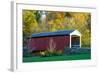 Covered bridge, Indiana, USA-Anna Miller-Framed Photographic Print