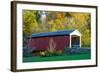 Covered bridge, Indiana, USA-Anna Miller-Framed Photographic Print