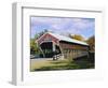 Covered Bridge, Jackson, New Hampshire, USA-Fraser Hall-Framed Photographic Print