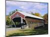 Covered Bridge, Jackson, New Hampshire, USA-Fraser Hall-Mounted Photographic Print