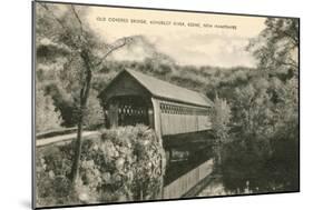 Covered Bridge, Keene, New Hampshire-null-Mounted Art Print