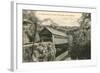 Covered Bridge, Keene, New Hampshire-null-Framed Art Print