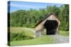 Covered bridge, Killington, Vermont, USA-Lisa S. Engelbrecht-Stretched Canvas