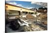 Covered Bridge Of Bath, Vermont-George Oze-Stretched Canvas