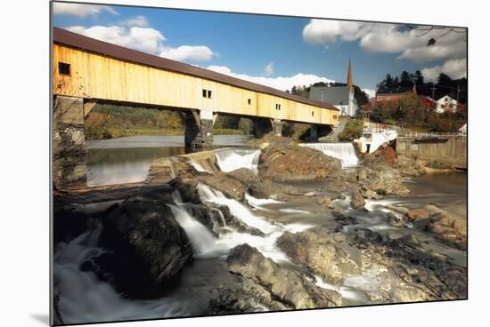 Covered Bridge Of Bath, Vermont-George Oze-Mounted Photographic Print
