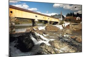 Covered Bridge Of Bath, Vermont-George Oze-Mounted Photographic Print