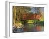 Covered Bridge over Sinking Crook, Newport, Virginia, USA-Charles Gurche-Framed Premium Photographic Print