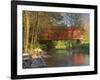 Covered Bridge over Sinking Crook, Newport, Virginia, USA-Charles Gurche-Framed Photographic Print