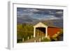 Covered Bridge over the East Fork of the White River, Medora, Indiana-Chuck Haney-Framed Photographic Print