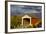 Covered Bridge over the East Fork of the White River, Medora, Indiana-Chuck Haney-Framed Photographic Print