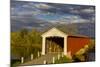 Covered Bridge over the East Fork of the White River, Medora, Indiana-Chuck Haney-Mounted Photographic Print