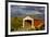 Covered Bridge over the East Fork of the White River, Medora, Indiana-Chuck Haney-Framed Photographic Print