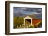 Covered Bridge over the East Fork of the White River, Medora, Indiana-Chuck Haney-Framed Photographic Print