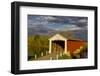 Covered Bridge over the East Fork of the White River, Medora, Indiana-Chuck Haney-Framed Photographic Print