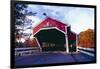 Covered Bridge Over The Ellis River Jackson NH-George Oze-Framed Photographic Print