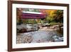 Covered Bridge over the Swift River, Conway, NH-George Oze-Framed Photographic Print