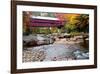 Covered Bridge over the Swift River, Conway, NH-George Oze-Framed Photographic Print