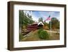 Covered Bridge Over The Swift River, Nh-George Oze-Framed Photographic Print