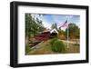 Covered Bridge Over The Swift River, Nh-George Oze-Framed Photographic Print