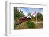 Covered Bridge Over The Swift River, Nh-George Oze-Framed Photographic Print