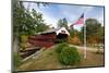 Covered Bridge Over The Swift River, Nh-George Oze-Mounted Photographic Print