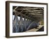 Covered Bridge over the Upper Ammonoosuc River, Groveton, New Hampshire, USA-Jerry & Marcy Monkman-Framed Photographic Print