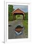 Covered bridge springtime near Chappell Hill, Texas-Darrell Gulin-Framed Photographic Print