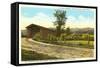 Covered Bridge, Stowe, Vermont-null-Framed Stretched Canvas