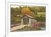 Covered Bridge, Vermont-null-Framed Premium Giclee Print