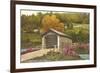 Covered Bridge, Vermont-null-Framed Premium Giclee Print