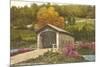 Covered Bridge, Vermont-null-Mounted Premium Giclee Print