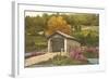 Covered Bridge, Vermont-null-Framed Art Print