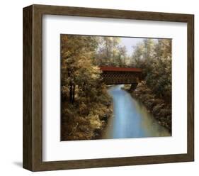 Covered Bridge-Diane Romanello-Framed Art Print