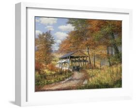 Covered Bridge-Bill Makinson-Framed Giclee Print