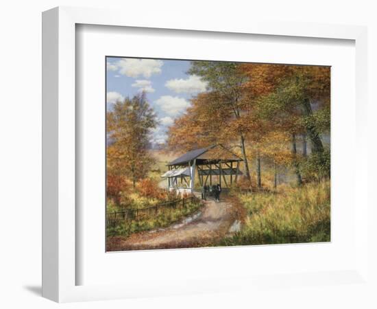 Covered Bridge-Bill Makinson-Framed Giclee Print