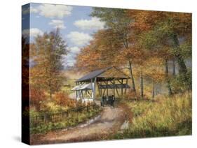 Covered Bridge-Bill Makinson-Stretched Canvas