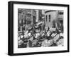 Covered Gondolas are Parked on the Canal-null-Framed Photographic Print